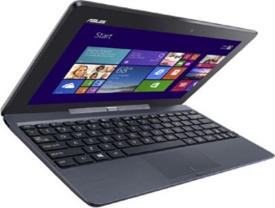 ASUS T100TAF (Touch) Transformer T100TAF DK011H T100TAF Atom Quad Core 2nd Gen - (2 GB DDR3/500 GB 32 GB SSD HDD/Windows 8.1) 2 in 1 Laptop